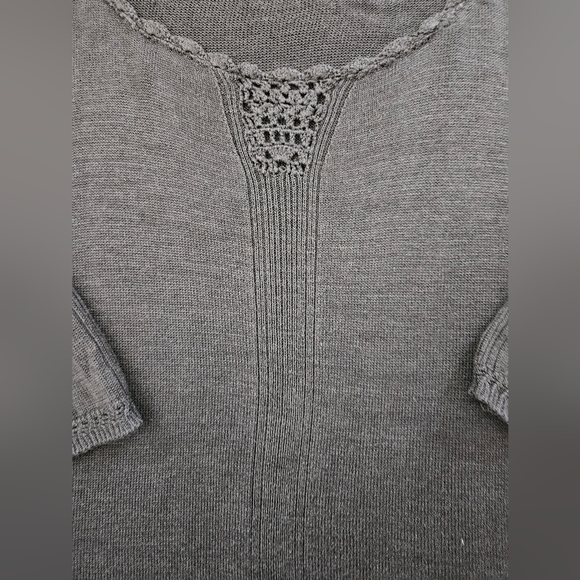 Norton Tussah Silk Blend Dark Grey Jersey - NWOT - Size XL - Picture 3 of 8